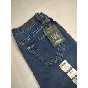 Rock Roll Denim Women High Rise Button Fly Flare Trouser Jeans Size 26x32